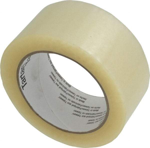 3M - 2" x 110 Yd Clear Acrylic Adhesive Sealing Tape - Polypropylene Film Backing, 1.6 mil Thick, 40 Lb Tensile Strength, Series 302 - Best Tool & Supply