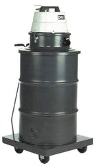 Minuteman - 55 Gal Steel Tank, Air Powered Pneumatic Canister Wet/Dry Vacuum - Accessories Included - Best Tool & Supply