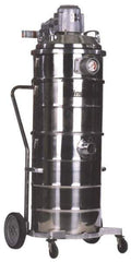 Minuteman - 15 Gal, Stainless Steel Tank, Wet/Dry, Explosion-Proof Vacuum Cleaner - 1.25 hp, 11.5 Amps - Best Tool & Supply