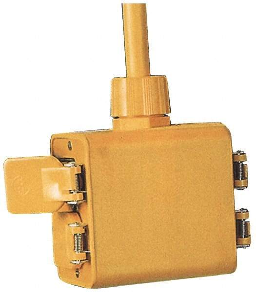 Woodhead Electrical - 1 Gang, Rectangle Outlet Box - 4" Overall Height x 4" Overall Width, Weather Resistant - Best Tool & Supply