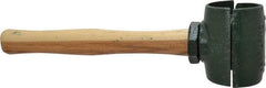 Garland - 5-1/4 Lb Head 2-3/4" Face Malleable Iron Split Head Hammer without Faces - 12" Wood Handle - Best Tool & Supply