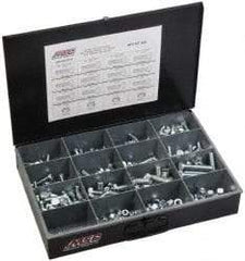 Value Collection - 238 Piece Steel Hex Head Cap Screws - M8 to M16 Thread, Zinc Plated - Best Tool & Supply