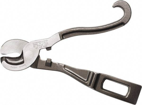 Channellock - 8-5/8" OAL, Cable Cutter - 1-3/7" Jaw Length x 1.62" Jaw Width, Round Head - Best Tool & Supply