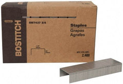 Stanley Bostitch - 1-3/8" Wide Steel Crown Staples - 5/8" Leg Length - Best Tool & Supply