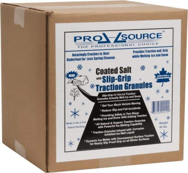 PRO-SOURCE - 40 Lb Box Sodium Chloride Pellets - Comes in Box - Best Tool & Supply