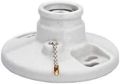 Pass & Seymour - 2 Pin, 250 VAC, 250 Watt, Medium Base, Pull Chain Lamp Holder - Incandescent, Screw Mounted - Best Tool & Supply