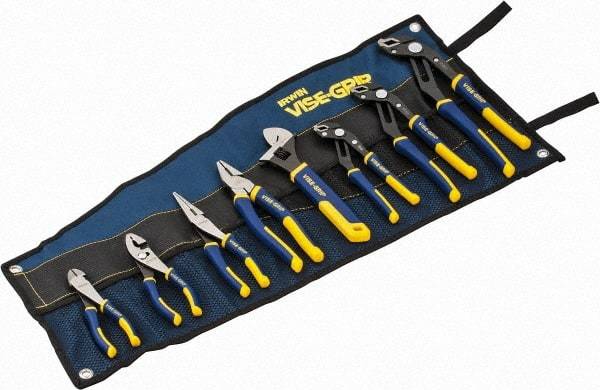 Irwin - 8 Piece Plier Set - Comes in Tool Roll - Best Tool & Supply