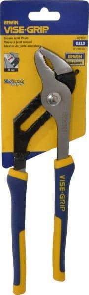 Irwin - 10" OAL, 2" Max Capacity, 7 Position Groove Joint Tongue & Groove Pliers - ProTouch Handles - Best Tool & Supply