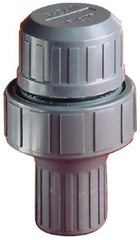 Plast-O-Matic - 3/4" Pipe, 100 Max psi, PVC, Normally Closed Design Vacuum Breaker Valve - EPDM Seal, NPT End Connections - Best Tool & Supply