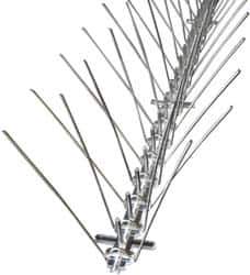 Bird-X - Stainless Steel Bird Spikes - 4.3 Inch High x 1/2 Inch Wide x 10 Ft. Long - Best Tool & Supply