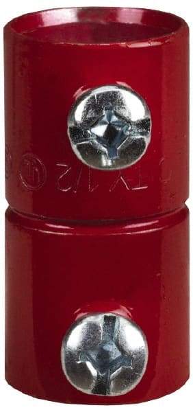 Thomas & Betts - 1" Trade, Steel Set Screw EMT Conduit Coupling - Noninsulated - Best Tool & Supply