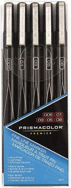 Prismacolor - Black Art Marker - Fine Tip, Alcohol Based Ink - Best Tool & Supply