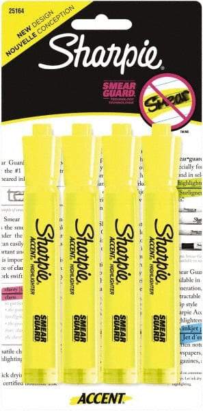 Sharpie - Fluorescent Yellow Highlighter - Chisel Tip, AP Nontoxic Ink - Best Tool & Supply