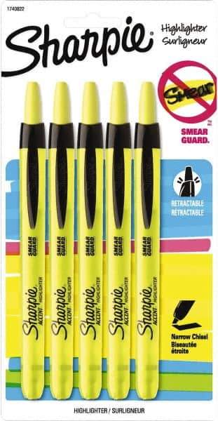 Sharpie - Fluorescent Yellow Highlighter - Chisel Tip, AP Nontoxic Ink - Best Tool & Supply