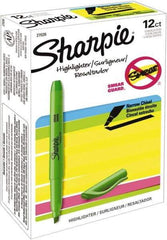 Sharpie - Fluorescent Green Highlighter - Chisel Tip, AP Nontoxic Ink - Best Tool & Supply