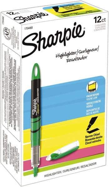 Sharpie - Green Highlighter - Chisel Tip, AP Nontoxic Ink - Best Tool & Supply