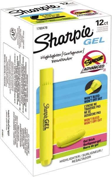 Sharpie - Fluorescent Yellow Highlighter - Chisel Tip, AP Nontoxic Ink - Best Tool & Supply