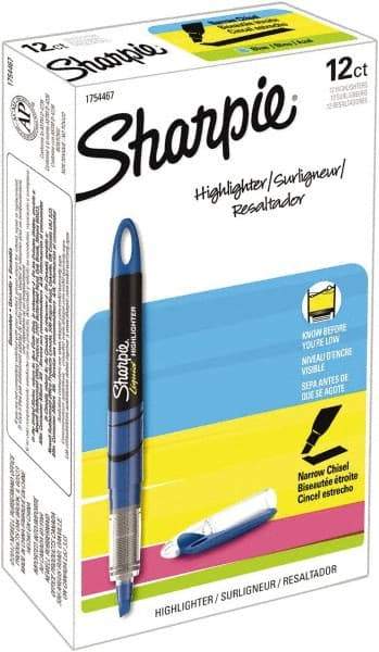 Sharpie - Blue Highlighter - Chisel Tip, AP Nontoxic Ink - Best Tool & Supply