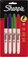 Sharpie - Black, Blue, Green, Red Permanent Marker - Fine Tip, AP Nontoxic Ink - Best Tool & Supply