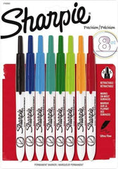 Sharpie - Assorted Colors, Permanent Marker - Retractable Ultra Fine Tip, AP Nontoxic Ink - Best Tool & Supply