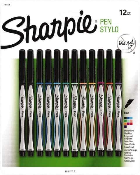 Sharpie - Fine Point Porous Point Pen - Assorted Colors - Best Tool & Supply