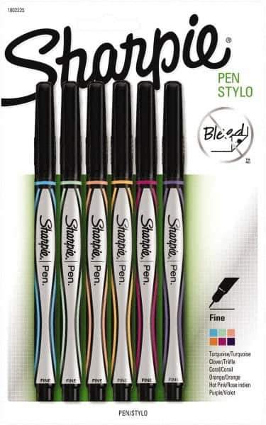 Sharpie - Fine Point Porous Point Pen - Assorted Colors - Best Tool & Supply