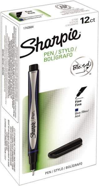 Sharpie - Fine Point Porous Point Pen - Blue - Best Tool & Supply