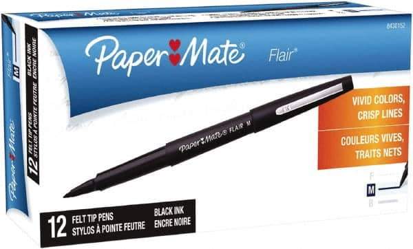 Paper Mate - Medium Porous Point Pen - Blue - Best Tool & Supply