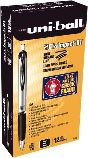 Uni-Ball - 1mm Retractable Pen - Black - Best Tool & Supply