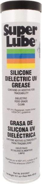 Synco Chemical - 14.1 oz Cartridge Silicone Heat-Transfer Grease - Translucent White, Food Grade, 450°F Max Temp, NLGIG 2, - Best Tool & Supply