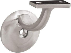 National Mfg. - 250 Lb Capacity, Satin Nickel Coated, Handrail Bracket - 3" Long, 6.4" High, 0.900" Wide - Best Tool & Supply