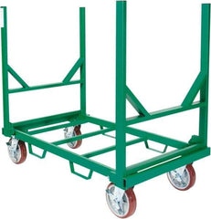 Greenlee - 2,500 Lb Capacity, 28-1/2" Wide x 48" Long x 36-1/2" High Bundler Cart - 1 Shelf, Steel - Best Tool & Supply