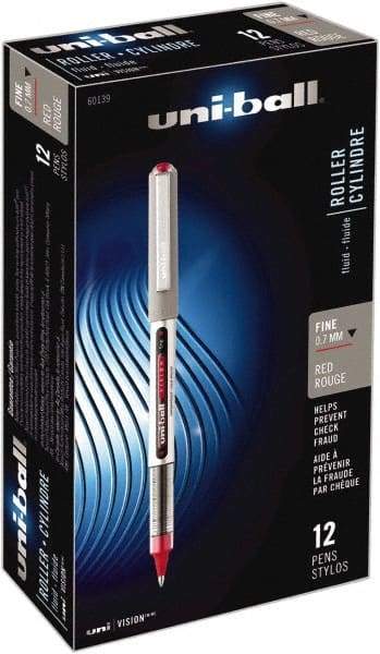 Uni-Ball - Roller Ball 0.7mm Stick Pen - Red - Best Tool & Supply