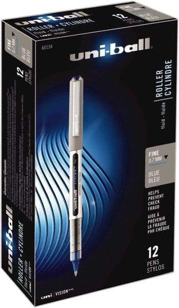 Uni-Ball - Roller Ball 0.7mm Stick Pen - Blue - Best Tool & Supply