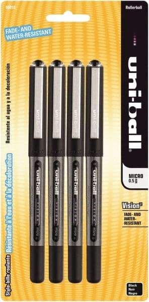 Uni-Ball - Roller Ball 0.5mm Stick Pen - Black - Best Tool & Supply