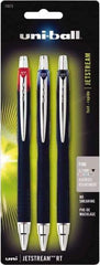 Uni-Ball - Roller Ball 0.7mm Retractable Pen - Black, Red & Blue - Best Tool & Supply