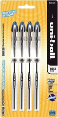 Uni-Ball - Roller Ball 0.8mm Stick Pen - Blue & Black - Best Tool & Supply