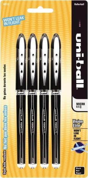 Uni-Ball - Roller Ball 0.5mm Stick Pen - Black - Best Tool & Supply