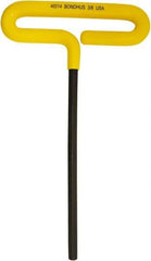 Bondhus - 3/8" Hex, T-Handle Cushion Grip, Hex Key - 267mm OAL, Inch System of Measurement - Best Tool & Supply