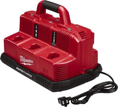 Milwaukee Tool - 18 Volt, 6 Battery Lithium-Ion Power Tool Charger - 1 hr to Charge - Best Tool & Supply