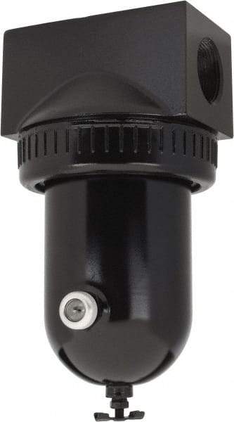 PRO-SOURCE - 425 CFM Oil/Water Condensate Separation Filter - 1-1/2" 250 psi, Manual Drain - Best Tool & Supply