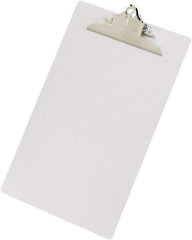 Saunders - 1-3/4" Long x 9" Wide, Clip Board - Silver - Best Tool & Supply