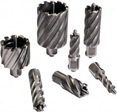 Cleveland Steel Tool - 13/16" Diam x 3" Deep Carbide-Tipped Annular Cutter - Best Tool & Supply