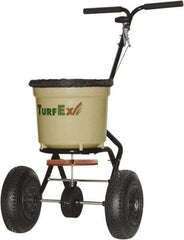 Trynex - 50 Lb Polyethylene Walk Behind Broadcast Landscape Spreader - 10" Pneumatic Wheels - Best Tool & Supply