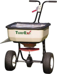 Trynex - 120 Lb Polyethylene Walk Behind Broadcast Landscape Spreader - 12" Pneumatic Wheels - Best Tool & Supply