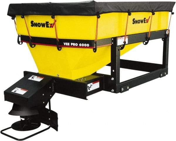 Trynex - 2,160 Lb Polyethylene Vehicle Mounted Landscape Spreader - 12 Volt - Best Tool & Supply