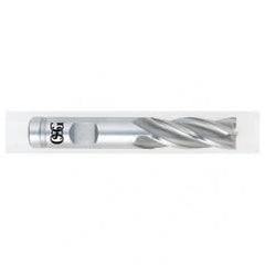 27/32 Dia. x 4 Overall Length 6-Flute Square End HSSE SE End Mill-Round Shank-Center Cutting-TiCN - Best Tool & Supply