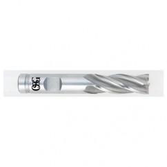 29/32 Dia. x 4-1/8 Overall Length 4-Flute Square End HSSE SE End Mill-Round Shank-Center Cutting-TiCN - Best Tool & Supply