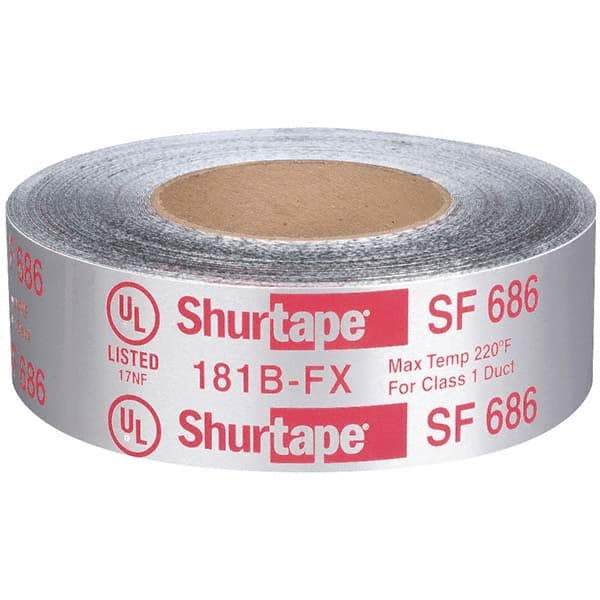 Shurtape - SF 686 UL 181B-FX Listed/Printed ShurMASTIC Butyl Foil Tape - Best Tool & Supply