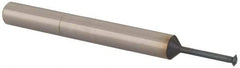 Scientific Cutting Tools - 32 to 64 TPI, Internal/External Single Profile Thread Mill - #6" Noml Diam, 0.098" Cut Diam, 3/16" Shank Diam, 3 Flute, 0.049" Neck Diam, 0.4" Neck Length, 2" OAL, AlTiN+ Finish - Exact Industrial Supply